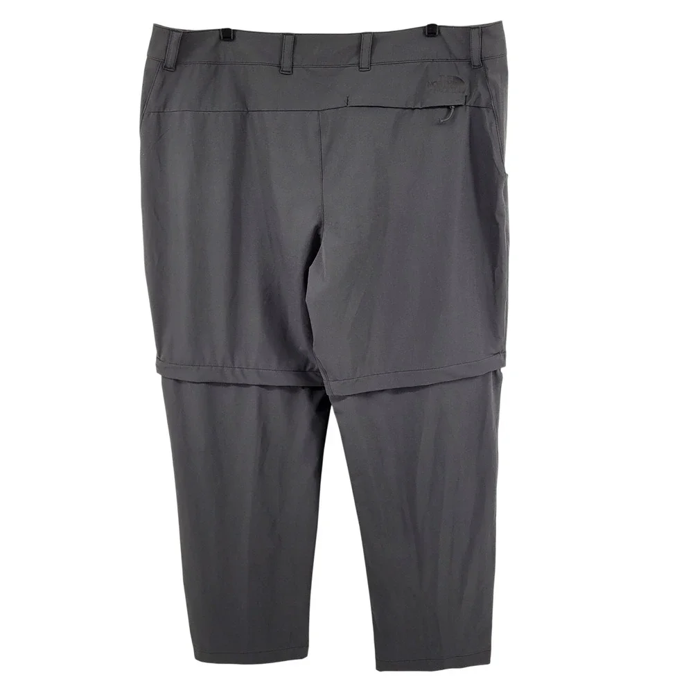 The North Face Convertible Pants 40x32‎ Gray Hiking Outdoor Mens